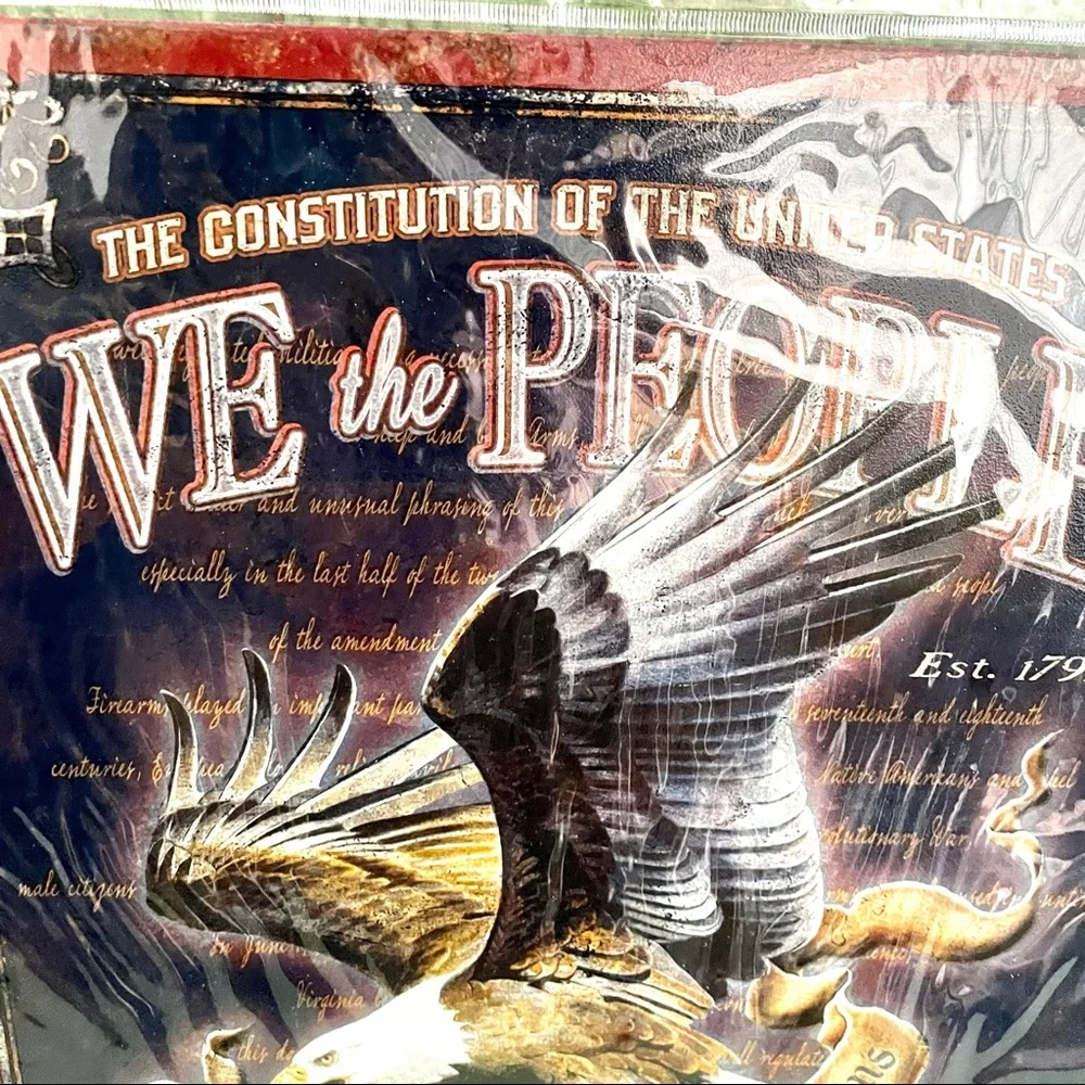 NEW We the People Constitution 2nd Amendment Metal Sign